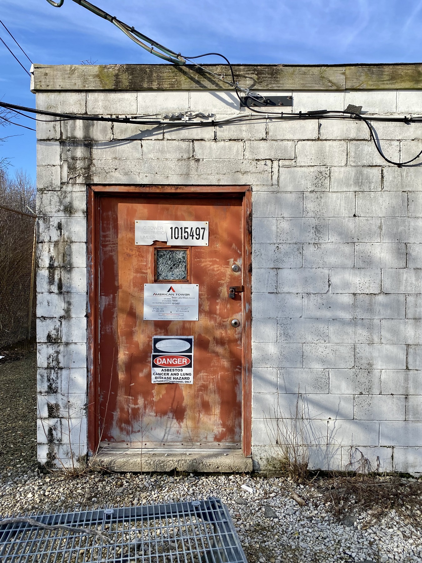 Main entrance to repeater site.